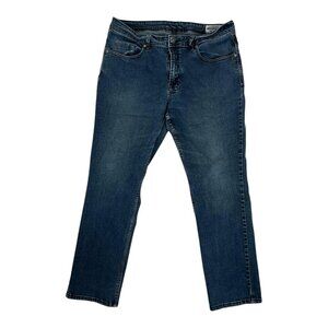 Buffalo David Bitton Jeans Mens 38x32 Blue Jackson-X Straight Stretch